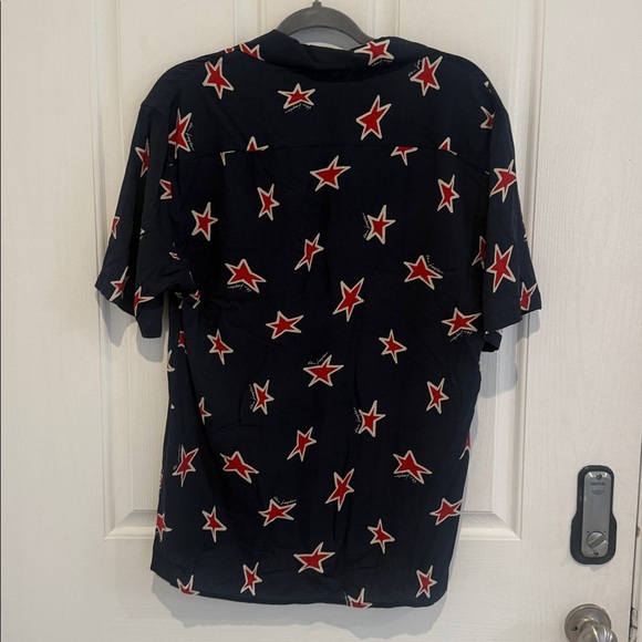 The Kooples Star Print Regular Fit Camp Shirt - Picture 4 of 9